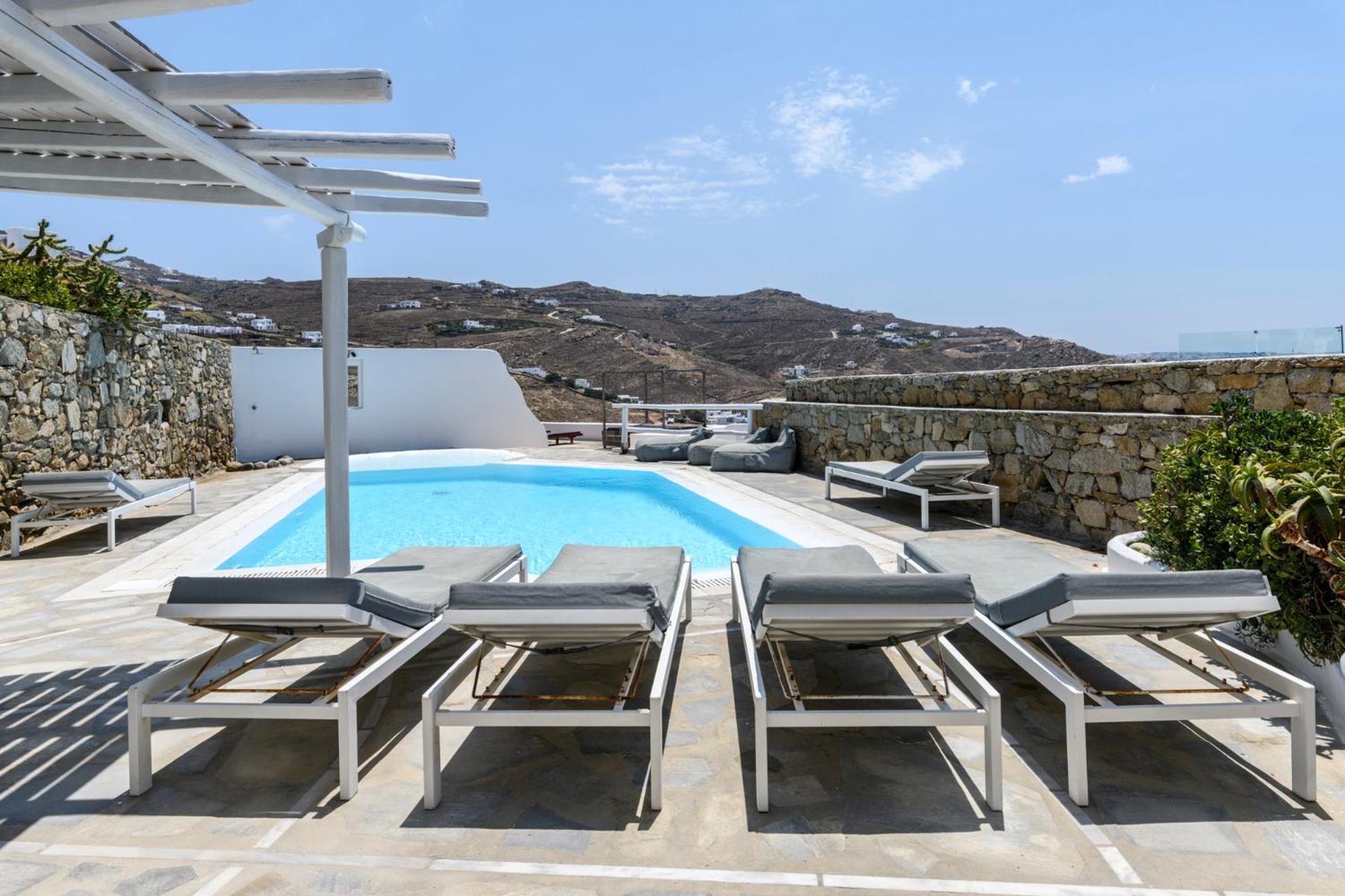 Seablue Villas Houlakia  エクステリア 写真
